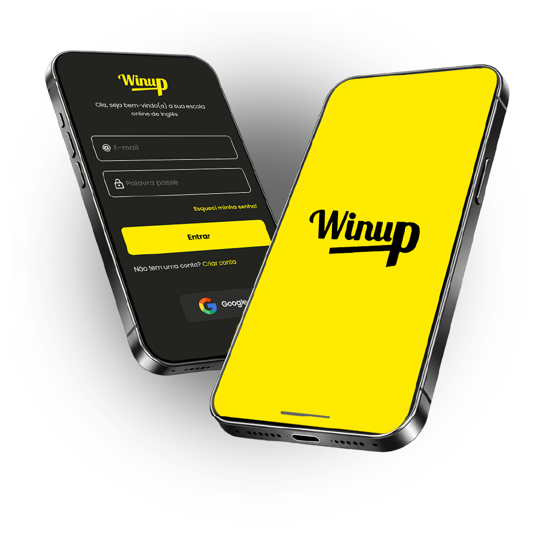 Winup app no telemóvel